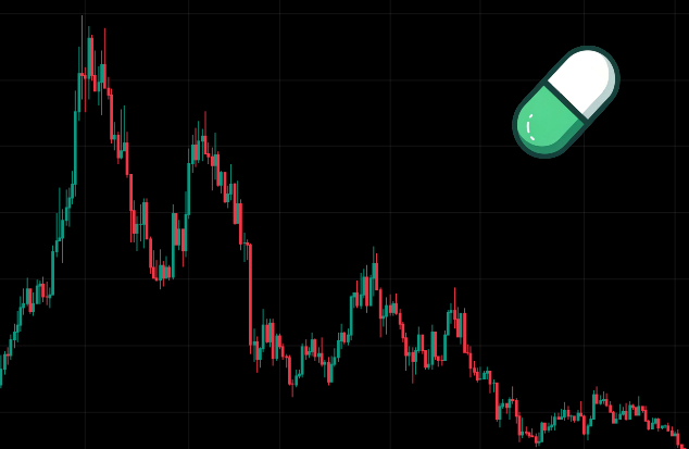 pumpfun chart - down only since launch